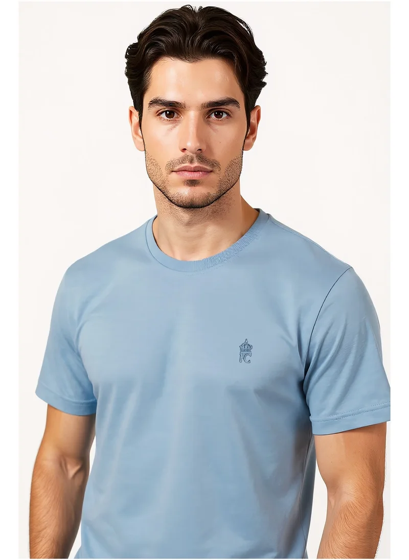 فرنش كونكشن تيشيرت بأكمام قصيرة مطاطي